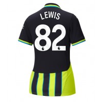 Camiseta Manchester City Rico Lewis #82 Visitante Equipación para mujer 2024-25 manga corta